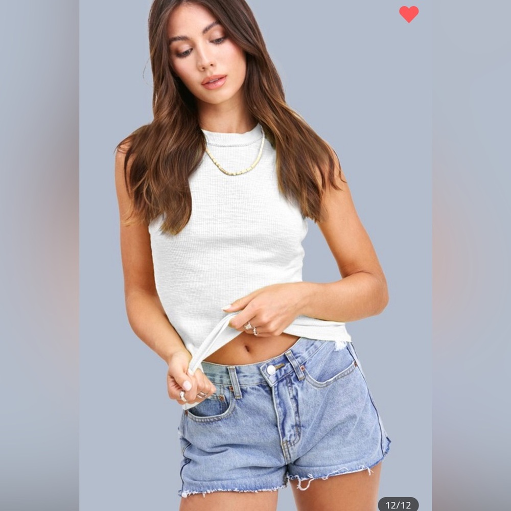 White tank top
